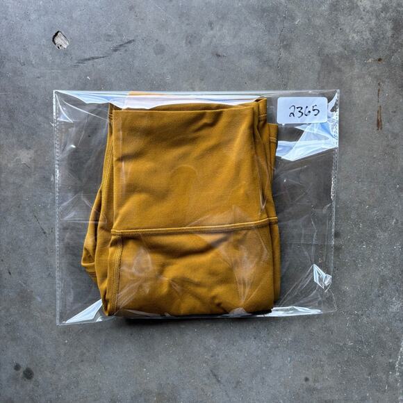 Lululemon Align Short 8" Women's 4 Gold Spice Athleisure Nulu Yoga Bike Shorts - Picture 8 of 8